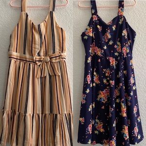 2 NWOT Zunie Dresses (Girls) Size Small more like Medium 7/8